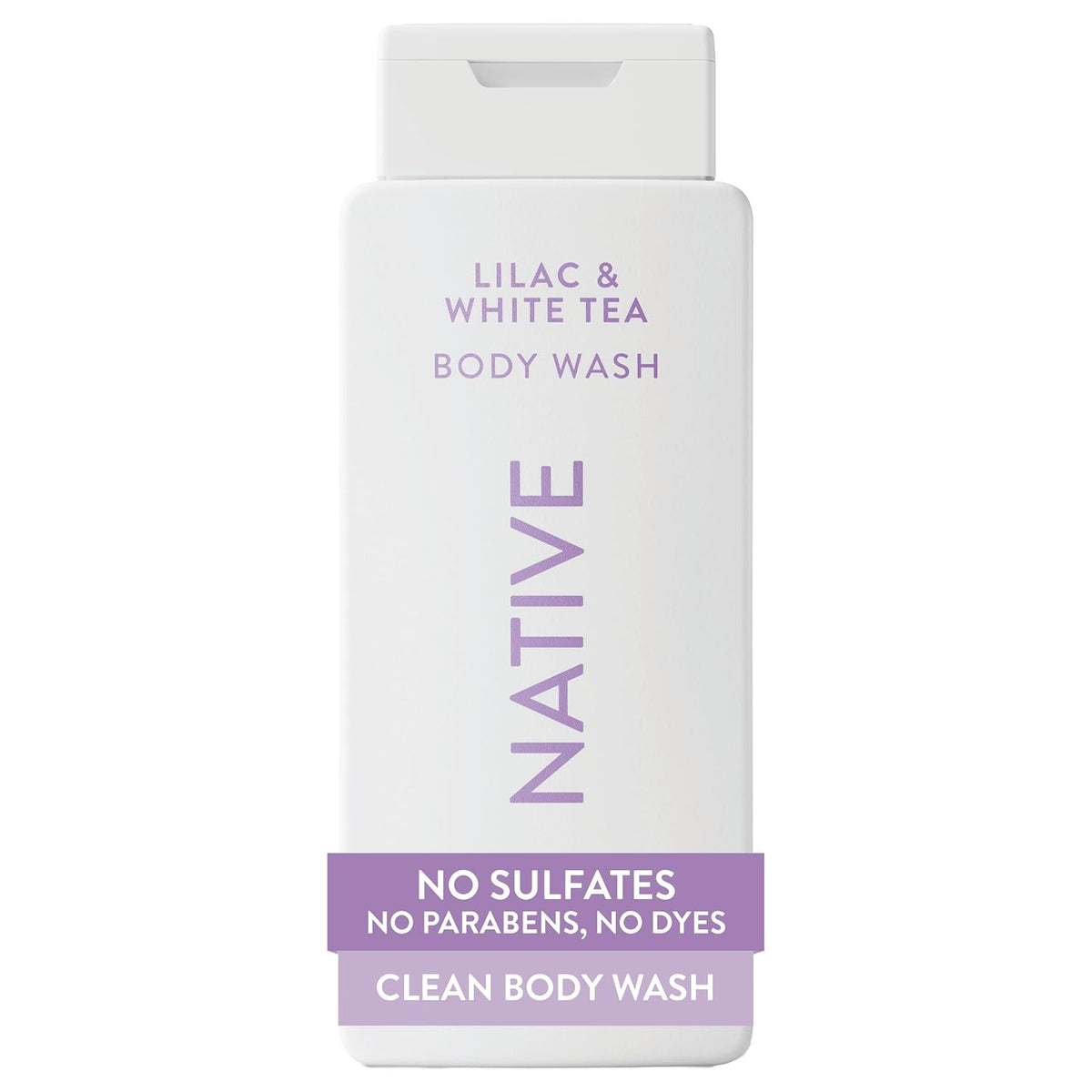 Native Clean Body Wash, Gentle & pH-balanced for Sensitive Skin, 24-Hr Freshness for Women & Men, Vegan & Cruelty-Free, Free of Sulfates & Parabens, Cherry & Vanilla Macaron, 18 fl oz