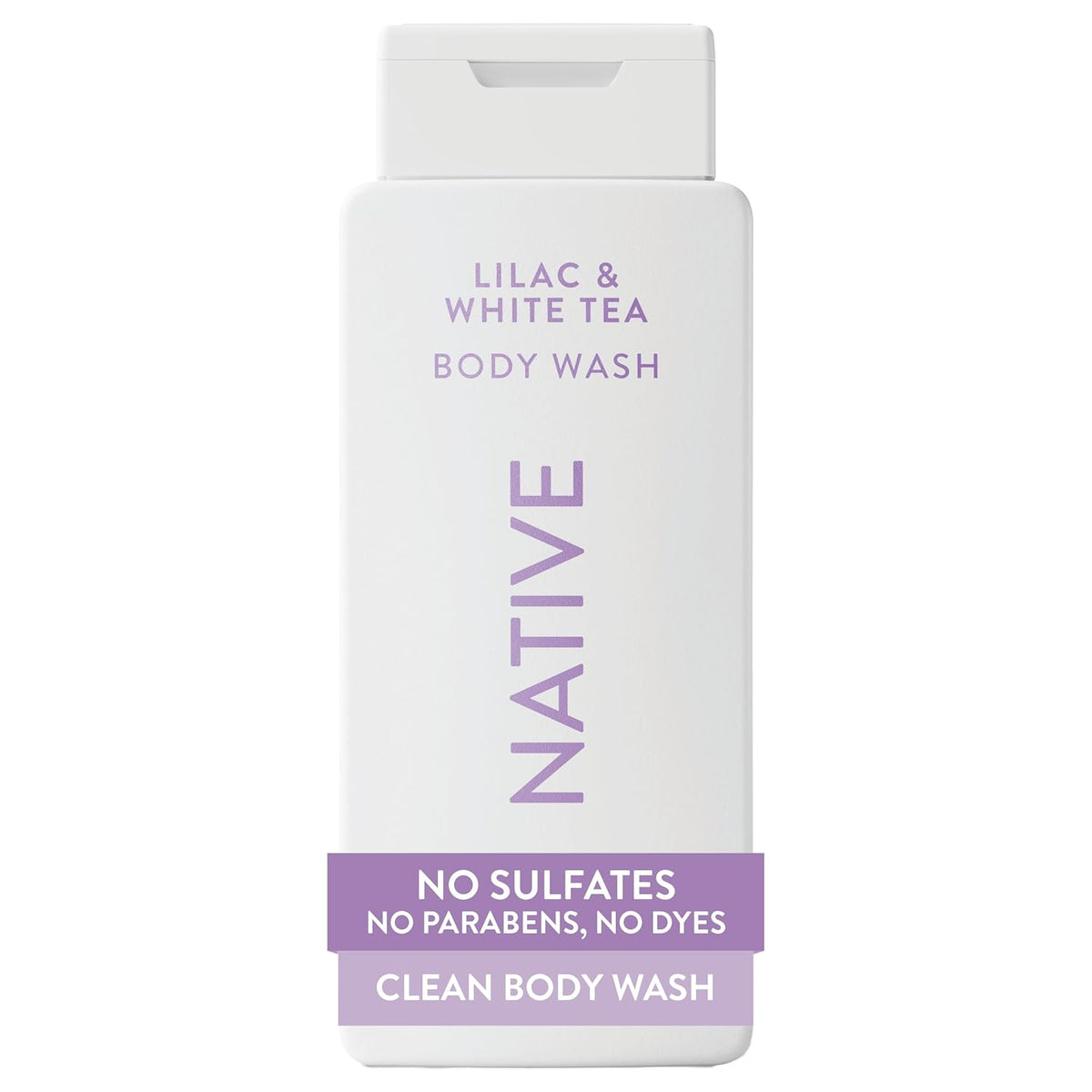 Native Clean Body Wash, Gentle & pH-balanced for Sensitive Skin, 24-Hr Freshness for Women & Men, Vegan & Cruelty-Free, Free of Sulfates & Parabens, Cherry & Vanilla Macaron, 18 fl oz