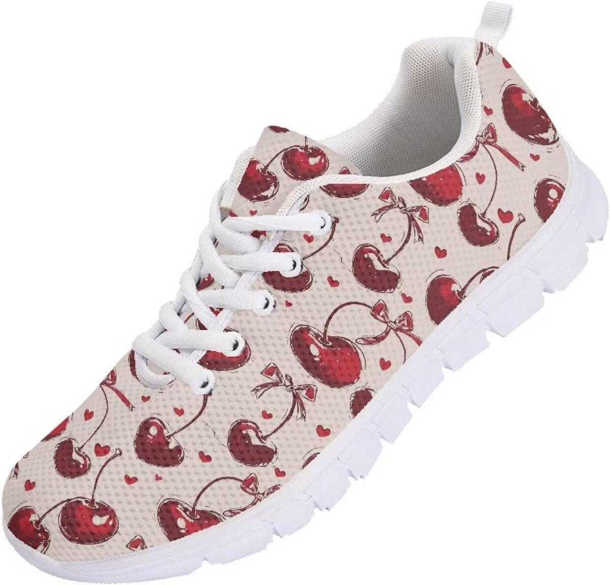SYtrade Tennis Shoes Womens Lace-up Running Fashion Sneaker White Sole