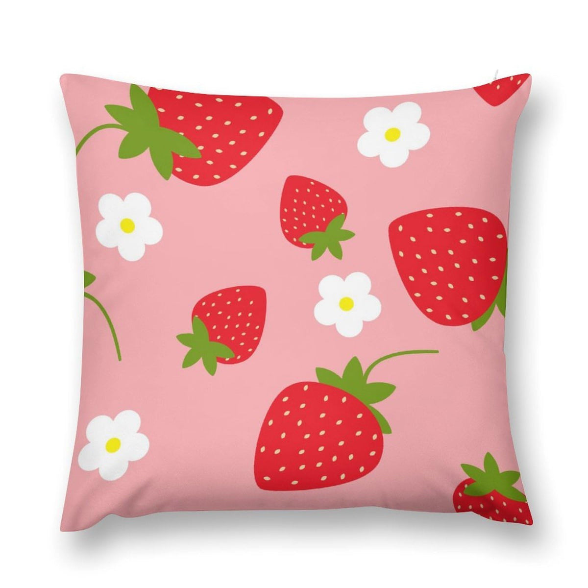 Cherry Throw Pillow Covers Funny Fruit Fresh Berry Cherries Background Retro Style Decorations for Bedroom Living Room Farmhouse Sofa Pillows Bed Couch 12x12 Inch