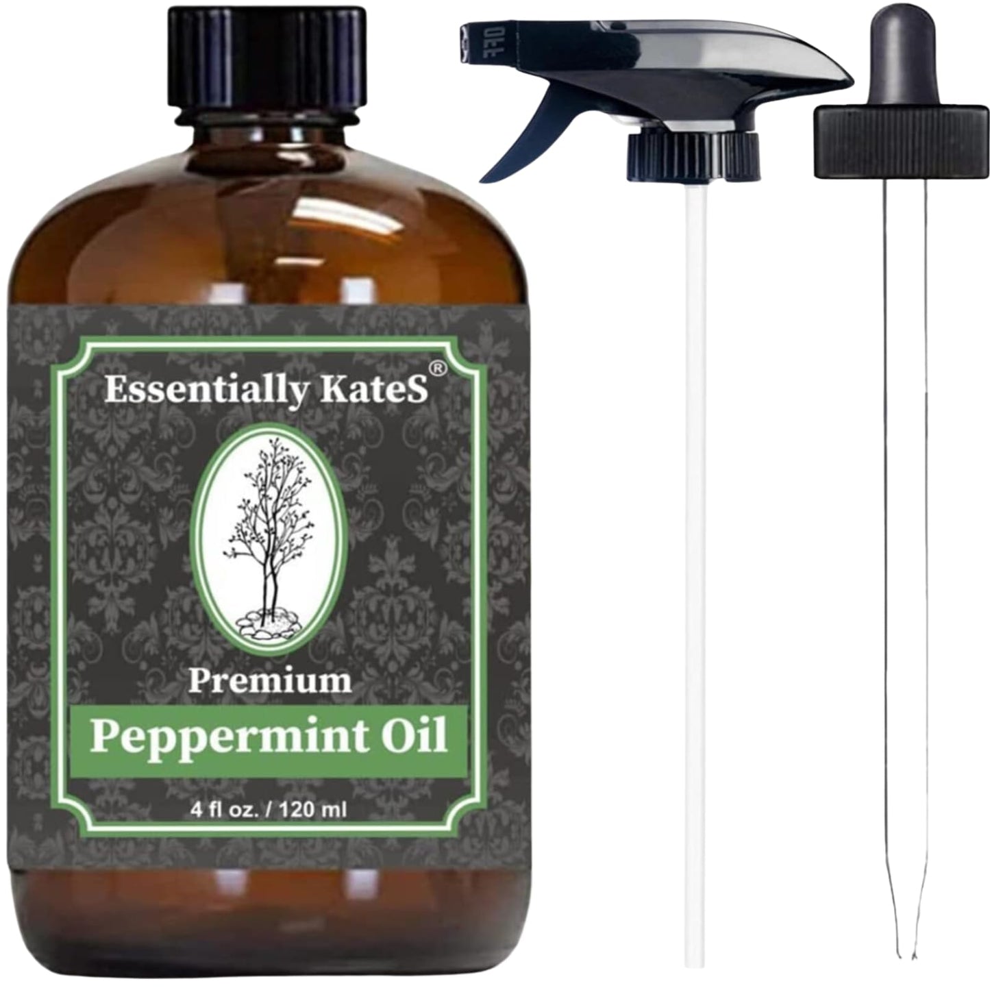 Essentially KateS Lavender Oil – 100% Pure & Natural, Steam-Distilled, with Glass Dropper, Roll-On Bottle & Sprayer for Aromatherapy, Skin & Home Use