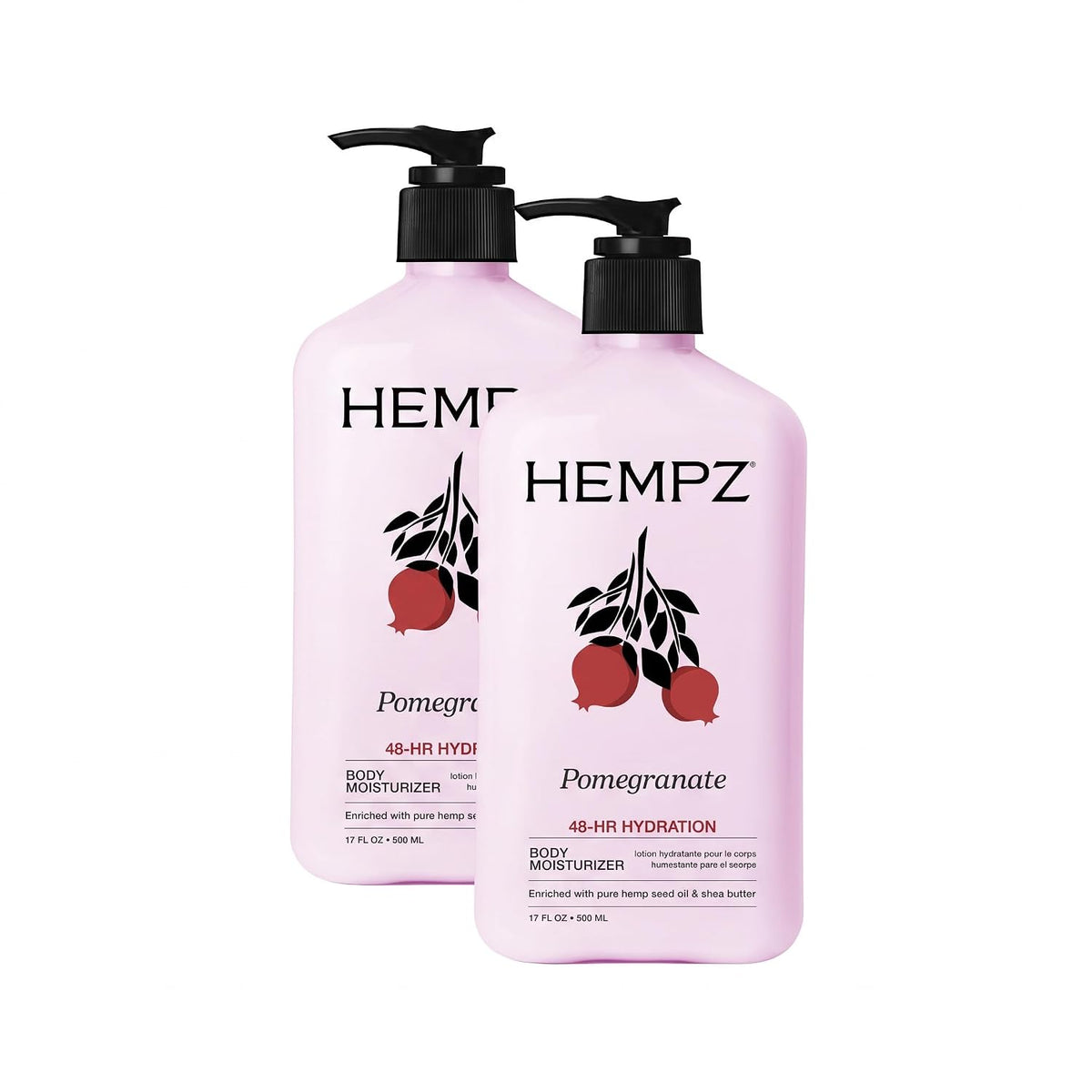 Hempz Dark Red Cherries Moisturizing Body Lotion - 17 Fl Oz