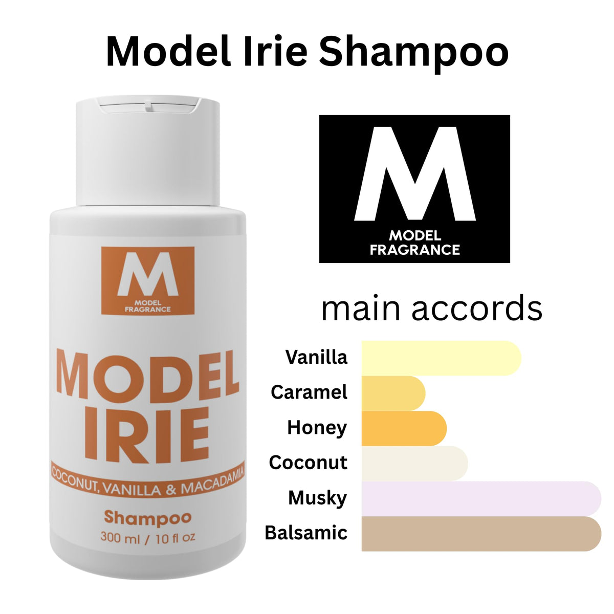 Model Cherry Gourmand Shampoo | Cherry, Tonka Bean, and Vanilla Scented | Sulfate Free & Hydrating Shampoo | All Hair Types | Clean, Shiny, Healthy Hair