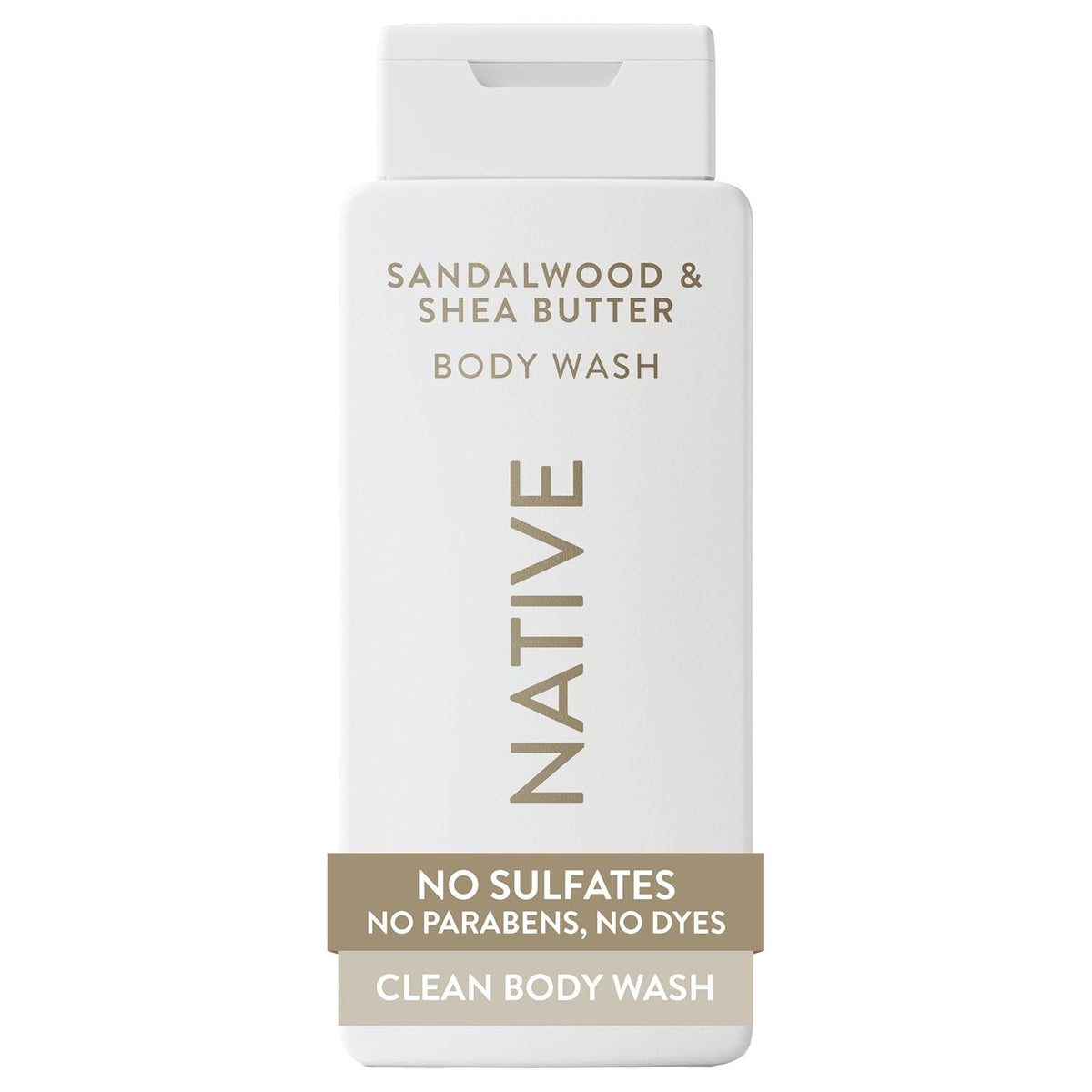 Native Clean Body Wash, Gentle & pH-balanced for Sensitive Skin, 24-Hr Freshness for Women & Men, Vegan & Cruelty-Free, Free of Sulfates & Parabens, Cherry & Vanilla Macaron, 18 fl oz