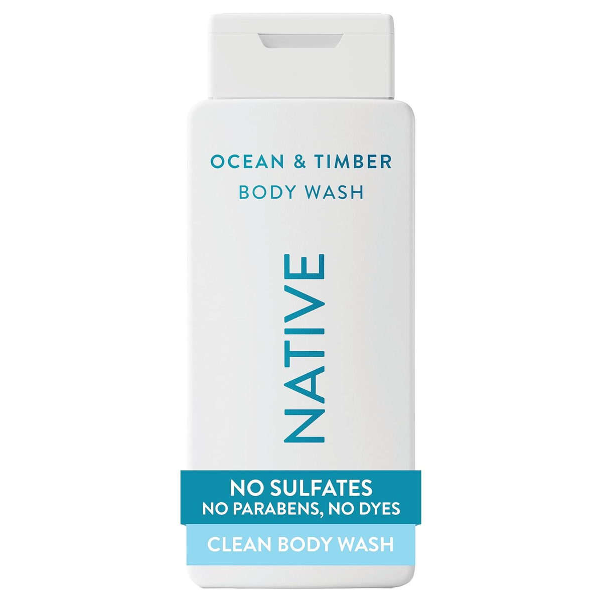 Native Clean Body Wash, Gentle & pH-balanced for Sensitive Skin, 24-Hr Freshness for Women & Men, Vegan & Cruelty-Free, Free of Sulfates & Parabens, Cherry & Vanilla Macaron, 18 fl oz
