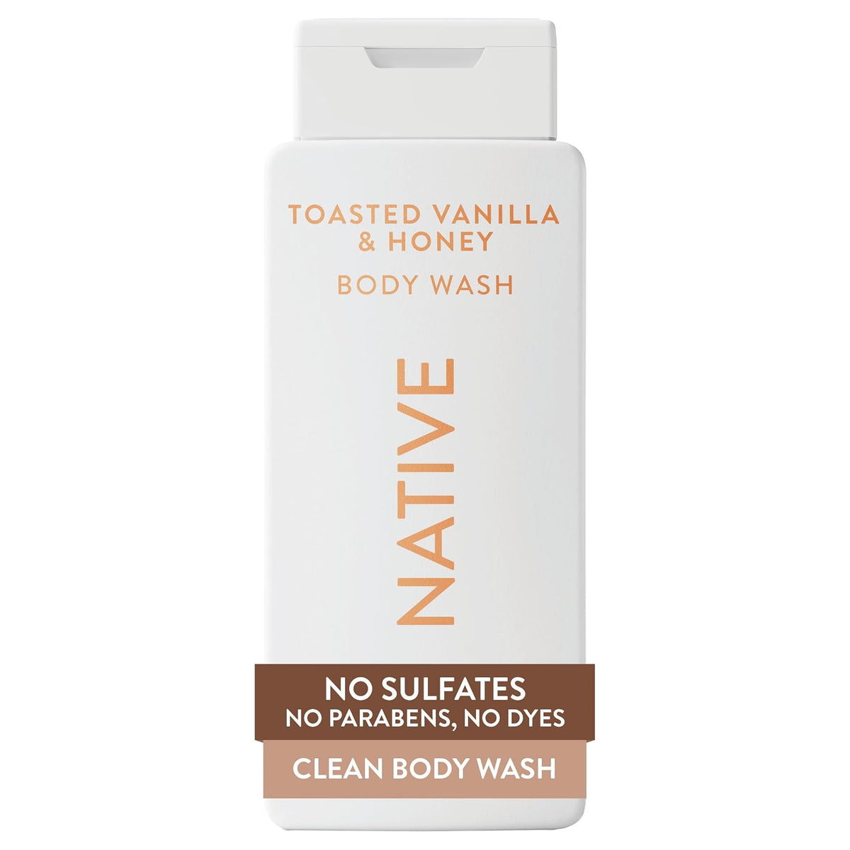 Native Clean Body Wash, Gentle & pH-balanced for Sensitive Skin, 24-Hr Freshness for Women & Men, Vegan & Cruelty-Free, Free of Sulfates & Parabens, Cherry & Vanilla Macaron, 18 fl oz