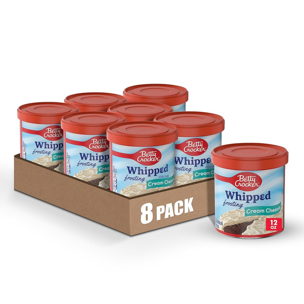 Betty Crocker Gluten Free Rich and Creamy Cherry Frosting, 16 oz, 8 Pack