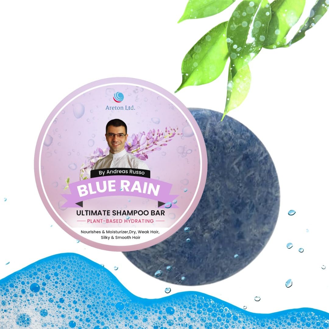 Areton HandMade Shampoo Bar – Natural Shampoo Bar and conditioner For Dry Hair, Hair Nourishment, Prevents Spilt Ends With Plant Based Hydrating SLS Free Shampoo Bar (Cherry)