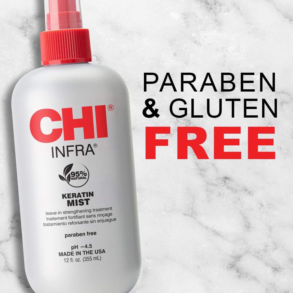 CHI Keratin Mist, Strengthening Hair Spray, 12 Oz