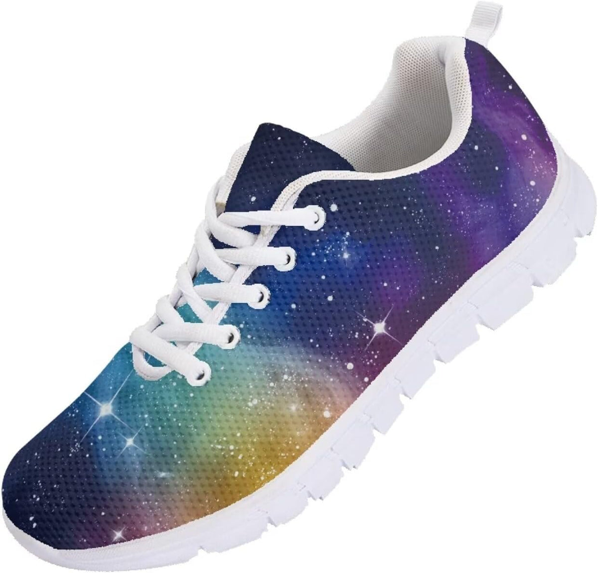SYtrade Tennis Shoes Womens Lace-up Running Fashion Sneaker White Sole