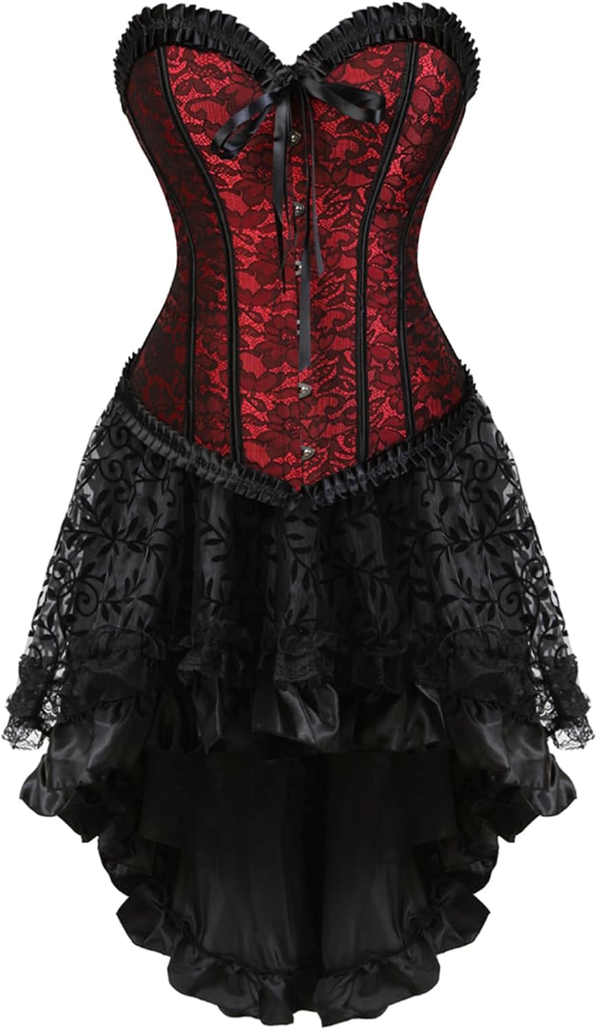Zhitunemi Halloween Costumes Woman 2025: Corset Tops for Women Vampire Costume Women Dress - Medieval Corsets for Theme Party