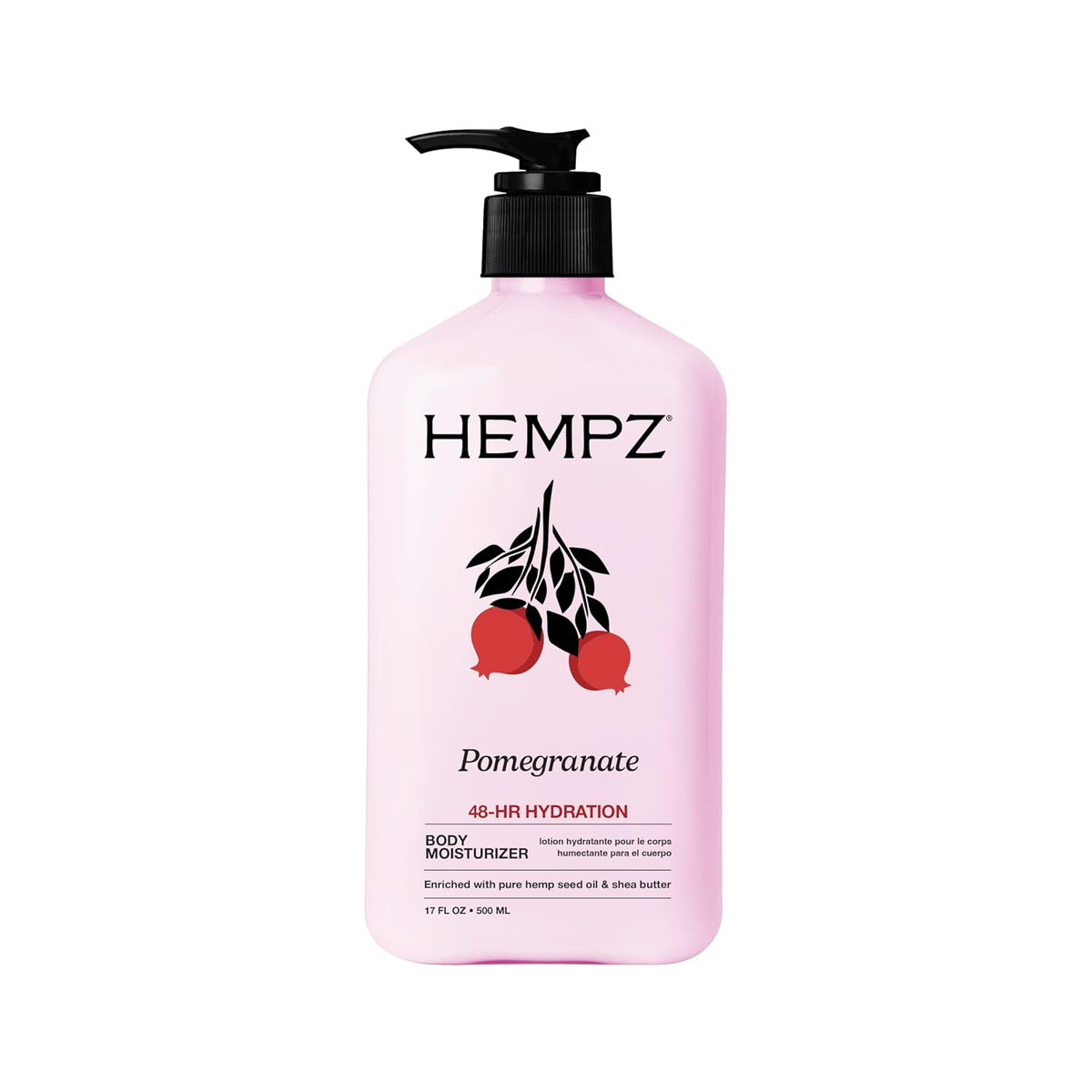 Hempz Dark Red Cherries Moisturizing Body Lotion - 17 Fl Oz