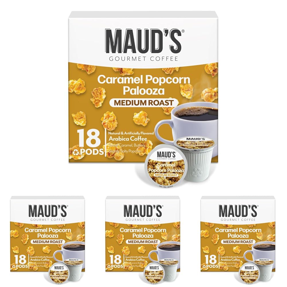 Maud's Cherry Flavored Medium Roast Coffee Pods, 18ct