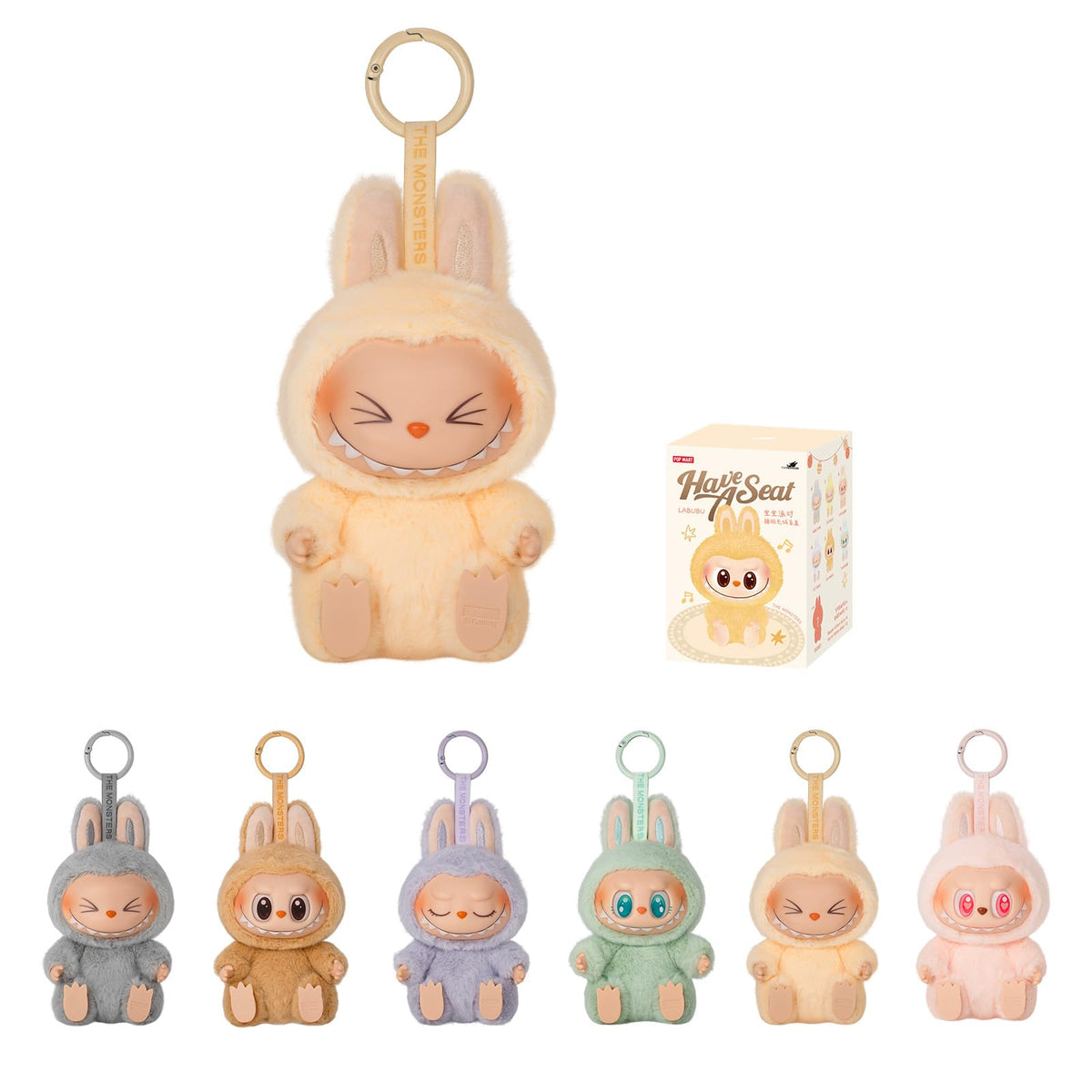 POP MART THE Monsters LABUBU Big into Energy Vinyl Plush Pendant Blind Box