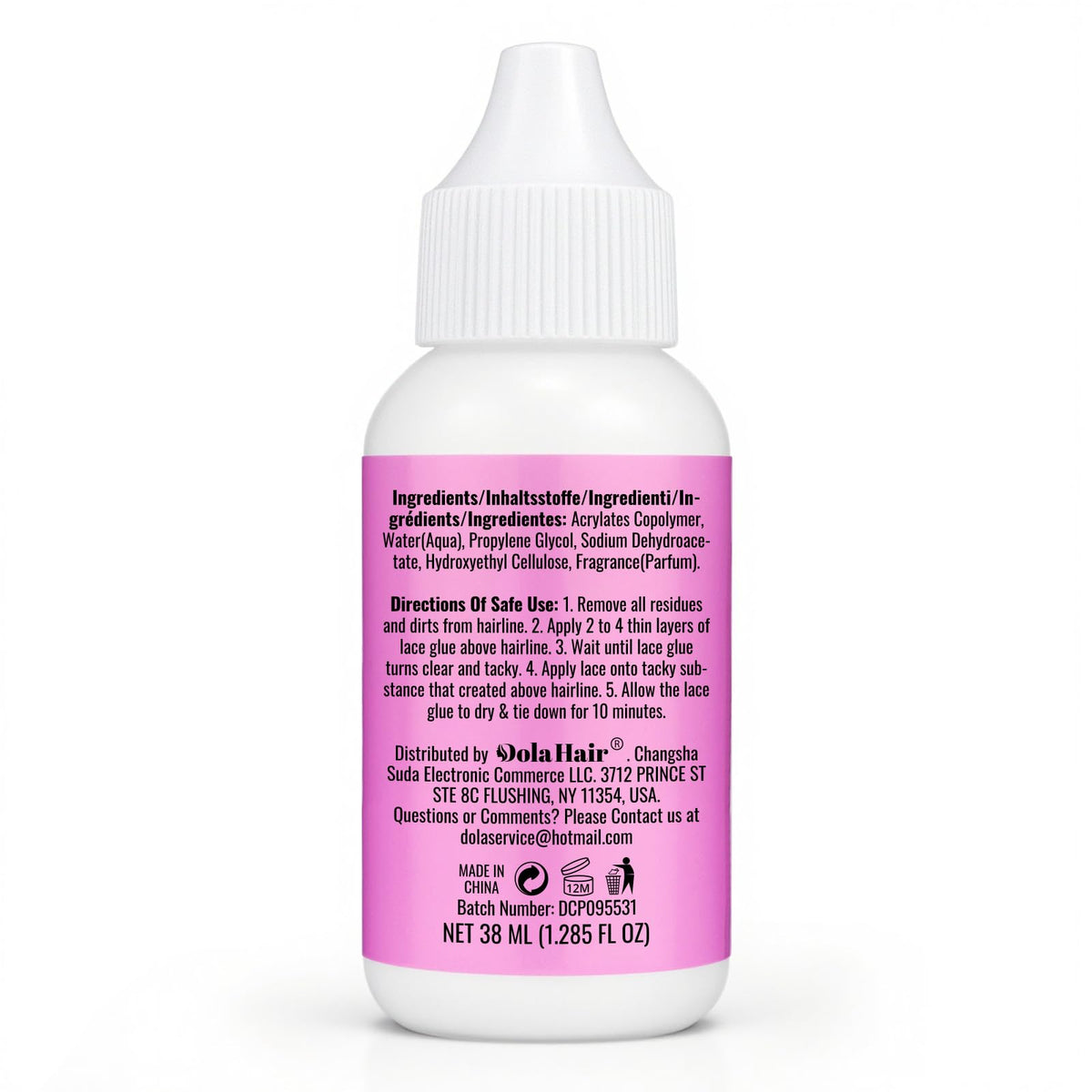 Dolahair Lace Glue Remover for Lace Wigs, Tape-in Extensions Remover, Double-Sided Extension Tape Remover