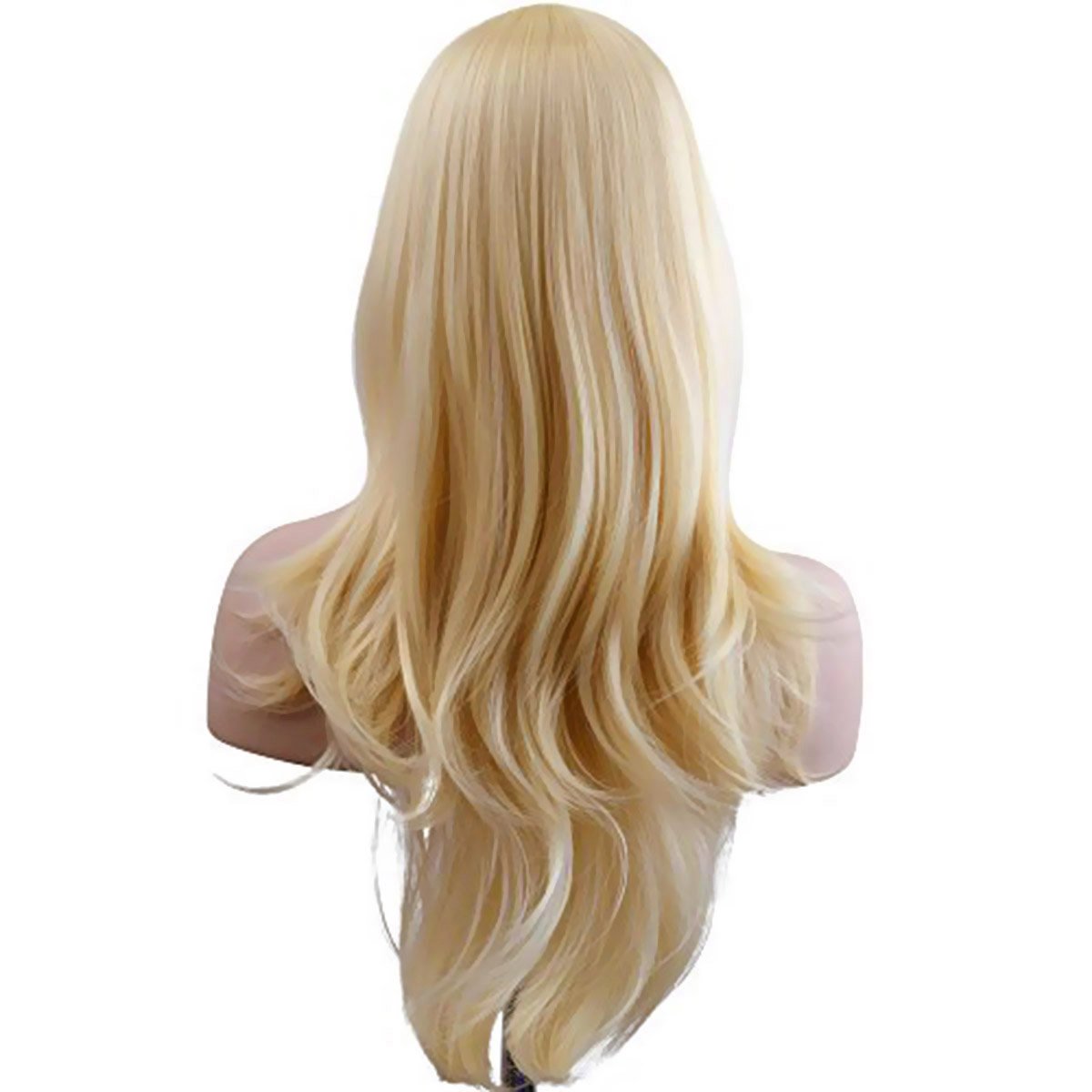 Akstore 28 inch Fashion Wigs Long Wavy Curly Hair Cosplay Wig & Wig Cap (Black)