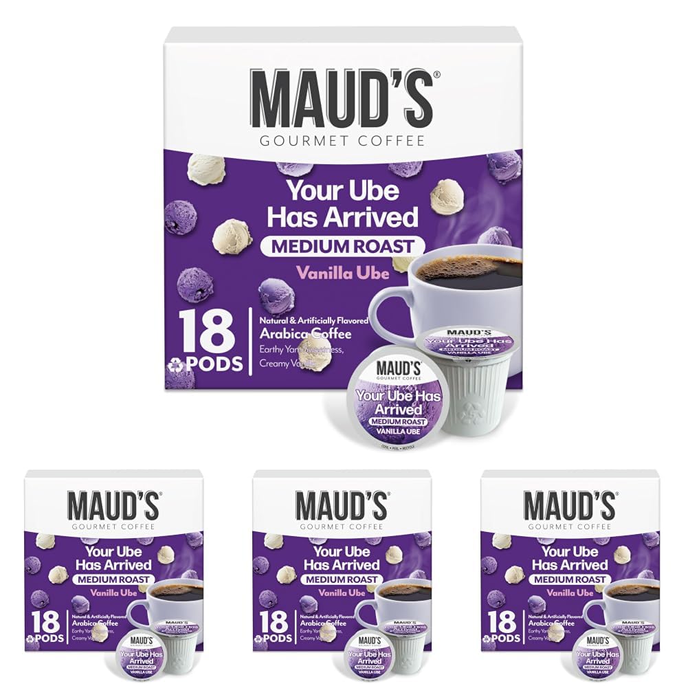 Maud's Cherry Flavored Medium Roast Coffee Pods, 18ct