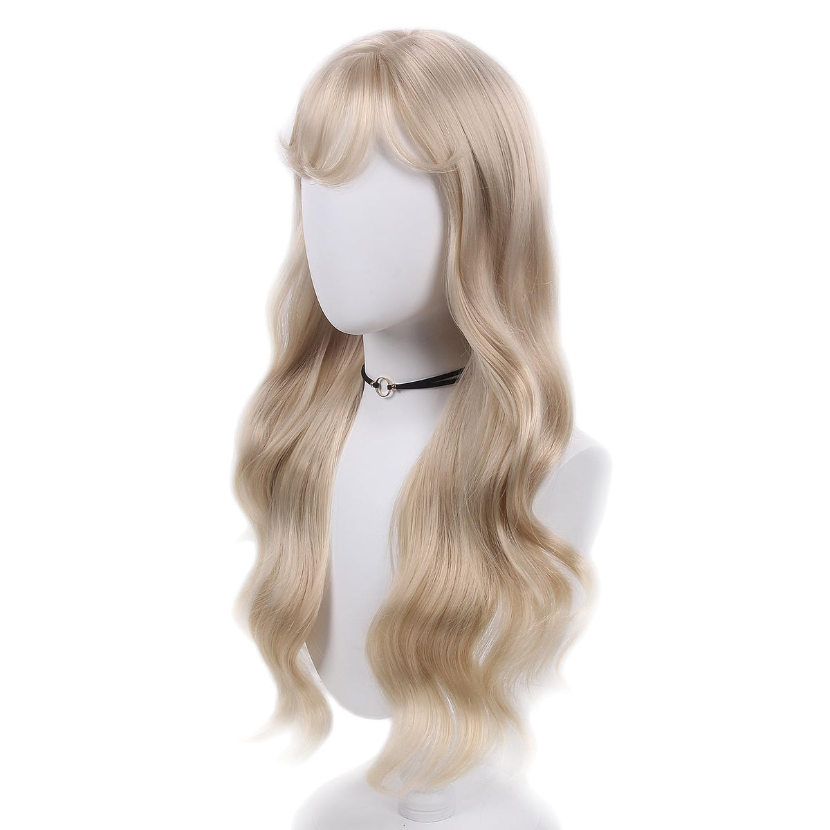 Long Pastel Wigs for Women Heat Resistant Hair Natural Wigs for Daily Cosplay Costume Party Carnival Purple-pink Gradient with Blue Highlights