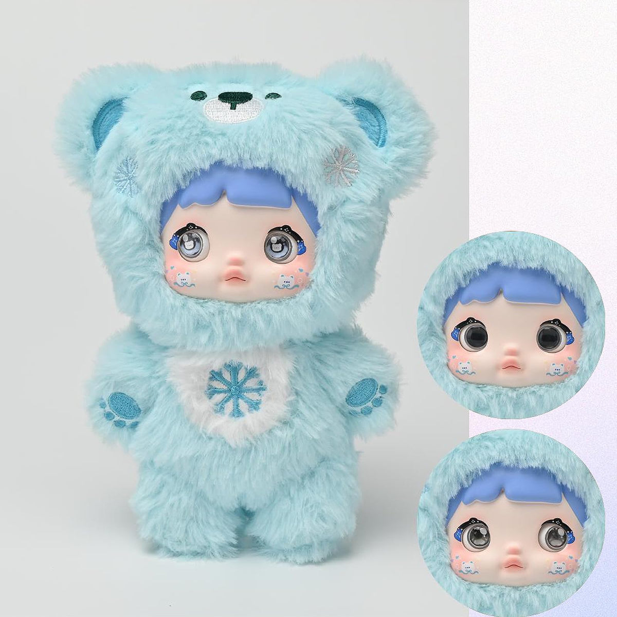 BEEMAI Nommi Loveliness Never Ends Series Plush Blind Box 1PC (1 of 7 Possible Styles) Cute Figures Collectible Toys Birthday Gifts