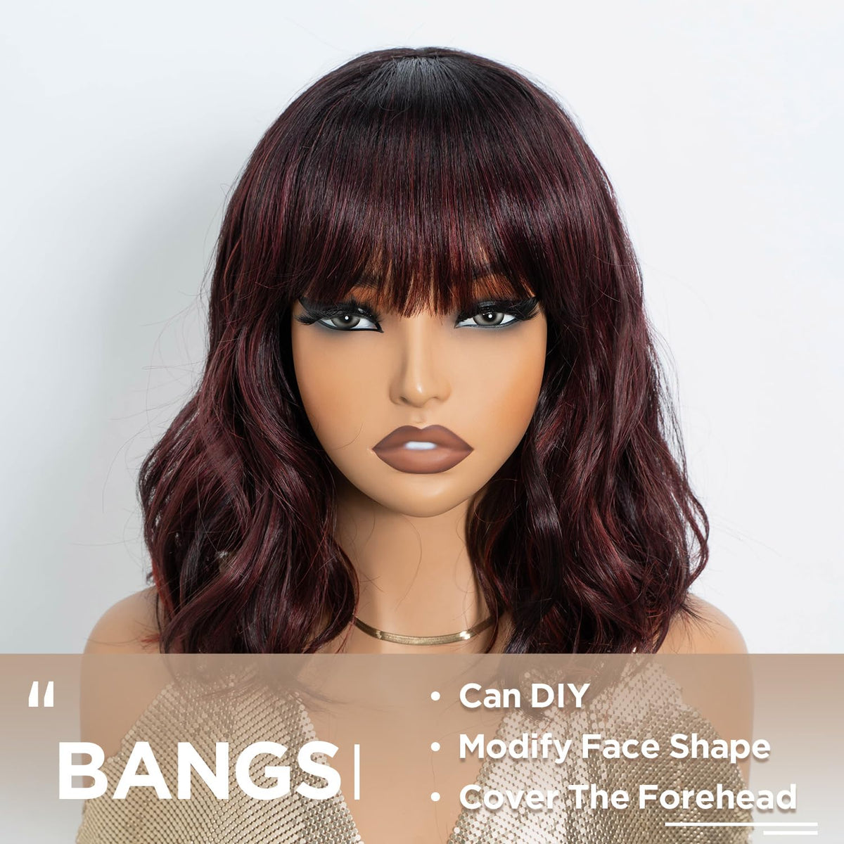 NOBLE Blue Wig with Bangs 12 Inches Short Bob Curly Wig Blue Wigs for Women Colorful Wavy Bob Wigs with Air Bangs Heat Resistant Synthetic Silver Blue Halloween Wigs for Cosplay Party