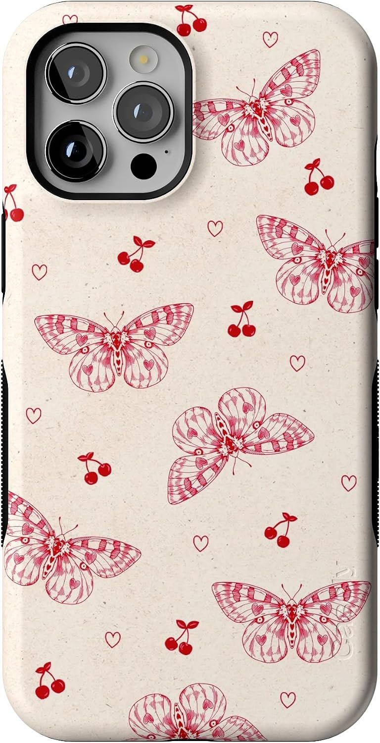 Casely iPhone 17 Air Case | Very Cherry | Painted Cherries | Bold Protective Design | MagSafe Compatible Design