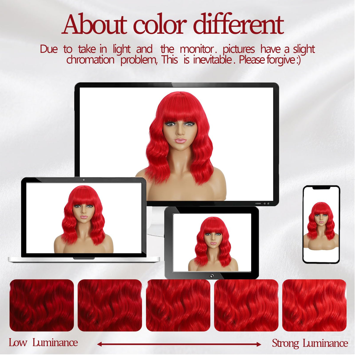 Dark Purple Wigs with Bangs for Women 14 Inch Short Wavy Bob Wigs Synthetic Bob Wig Curly Wig Heat Resistant Colorful Wavy Wig Cosplay Wigs For Daily Party Halloween
