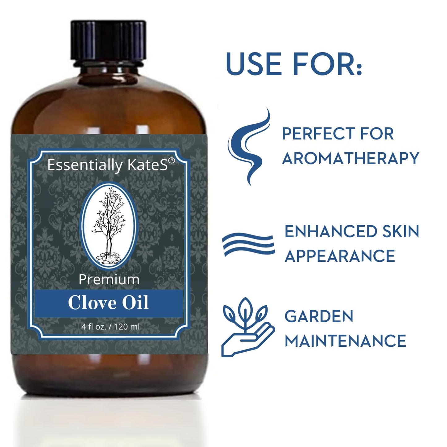 Essentially KateS Lavender Oil – 100% Pure & Natural, Steam-Distilled, with Glass Dropper, Roll-On Bottle & Sprayer for Aromatherapy, Skin & Home Use