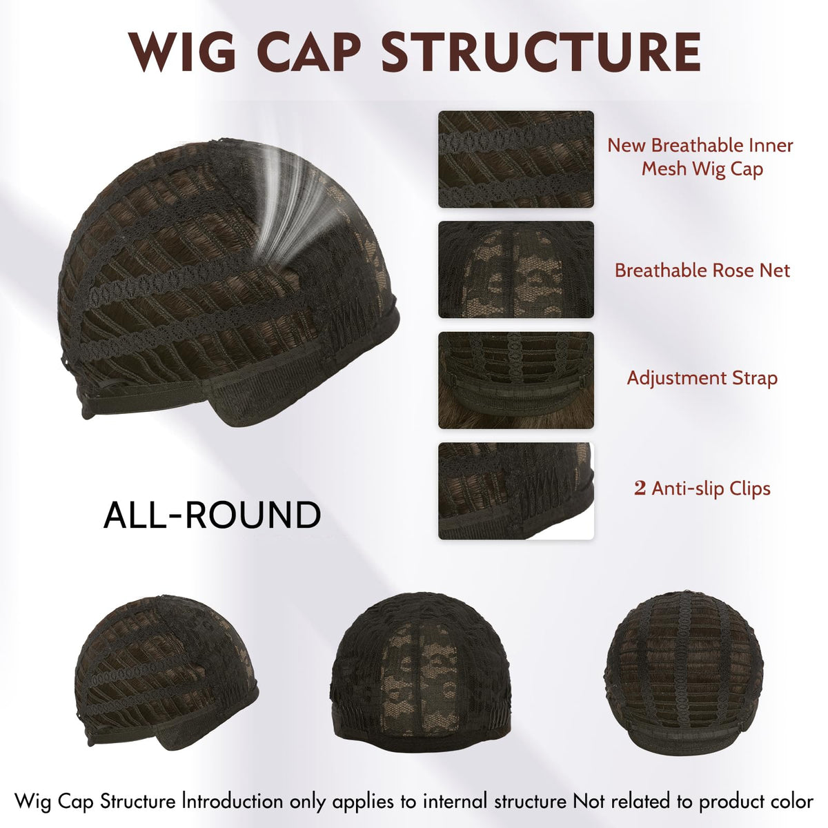 Burgundy Wig with Bangs 16 Inch Ombre Wig for Women
