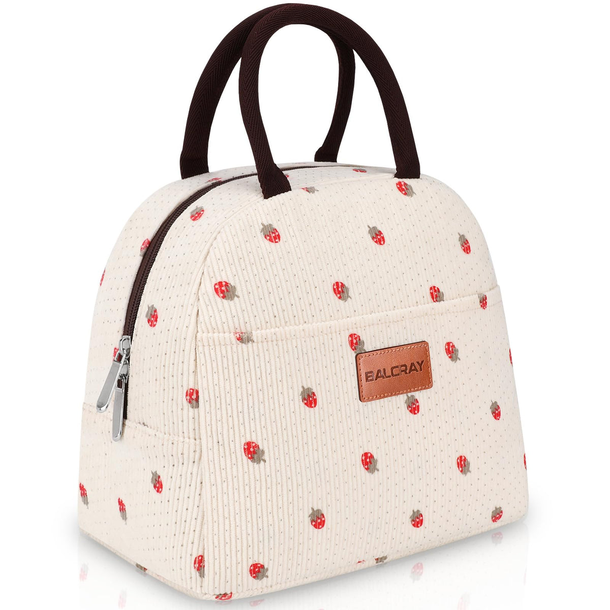 BALORAY Lunch Bag for Women Men Adult Lunch Box (Cherry), M