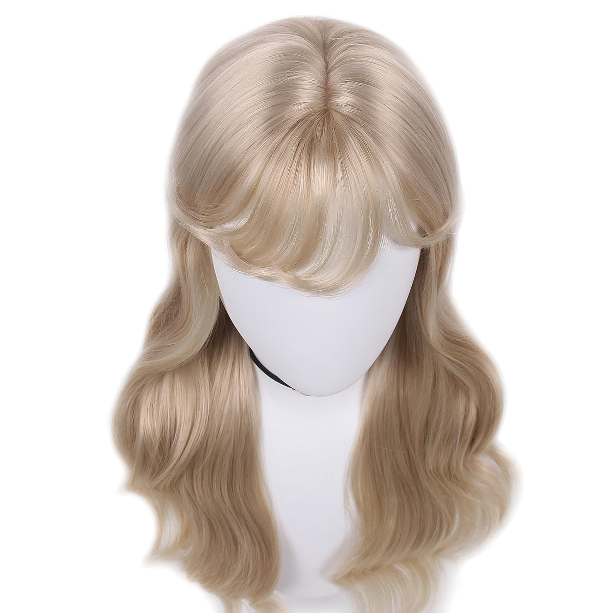 Long Pastel Wigs for Women Heat Resistant Hair Natural Wigs for Daily Cosplay Costume Party Carnival Purple-pink Gradient with Blue Highlights