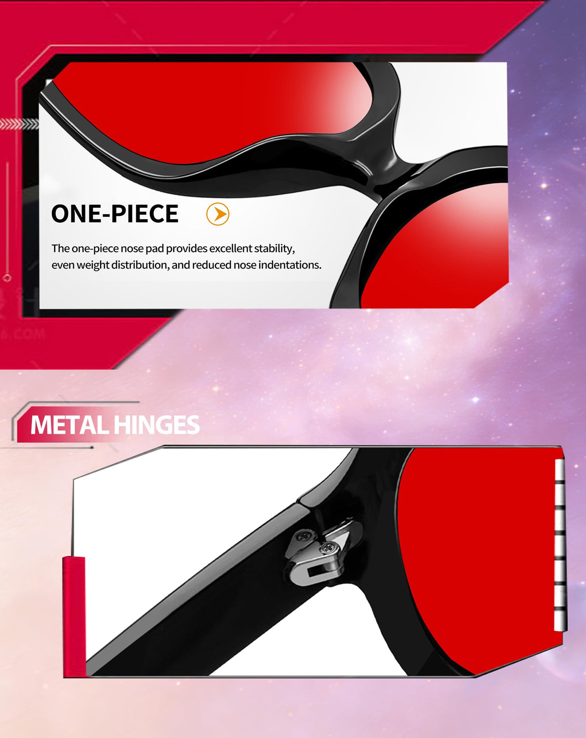 Joopin Oversized Sunglasses Womens Trendy Polarized Large Driving Sun Glasses Ladies UV Protective Big Sunnies Shades