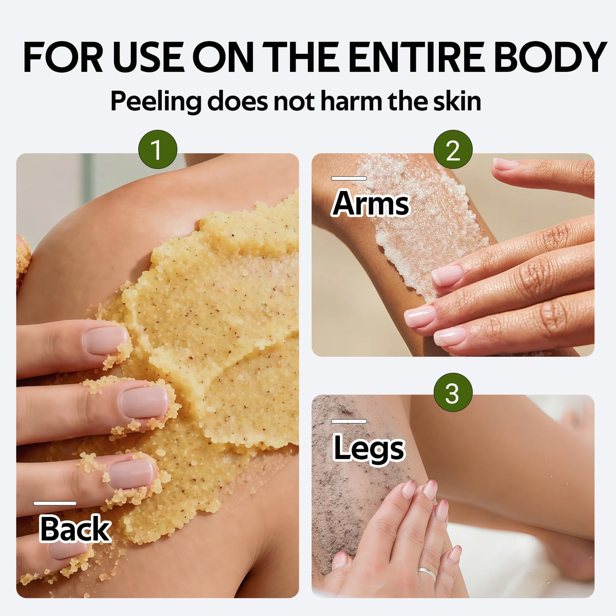 Cherry Body Exfoliator, Deep Cleaning Exfoliating Body Scrub, Moisturizing Nourishing Salt Rose Body Scrub, 350 g