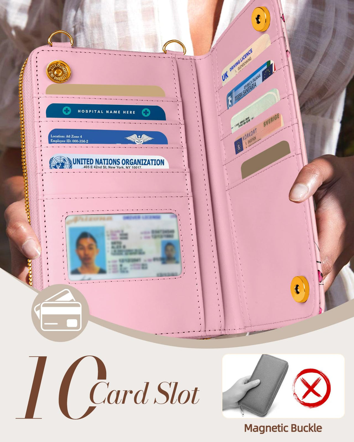 Miss Adola Leather Cell Phone Purse Crossbody Bag for Women