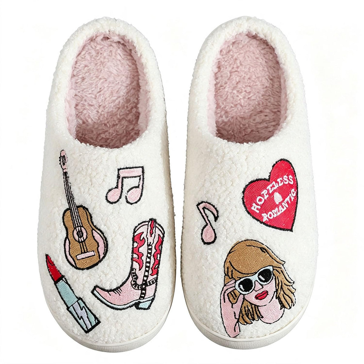 Women Retro Colorful Books Slippers Plush Warm House Slippers,Casual Home Shoes Soft Plush Slip-on Slippers Outdoor Indoor Bedroom Shoes