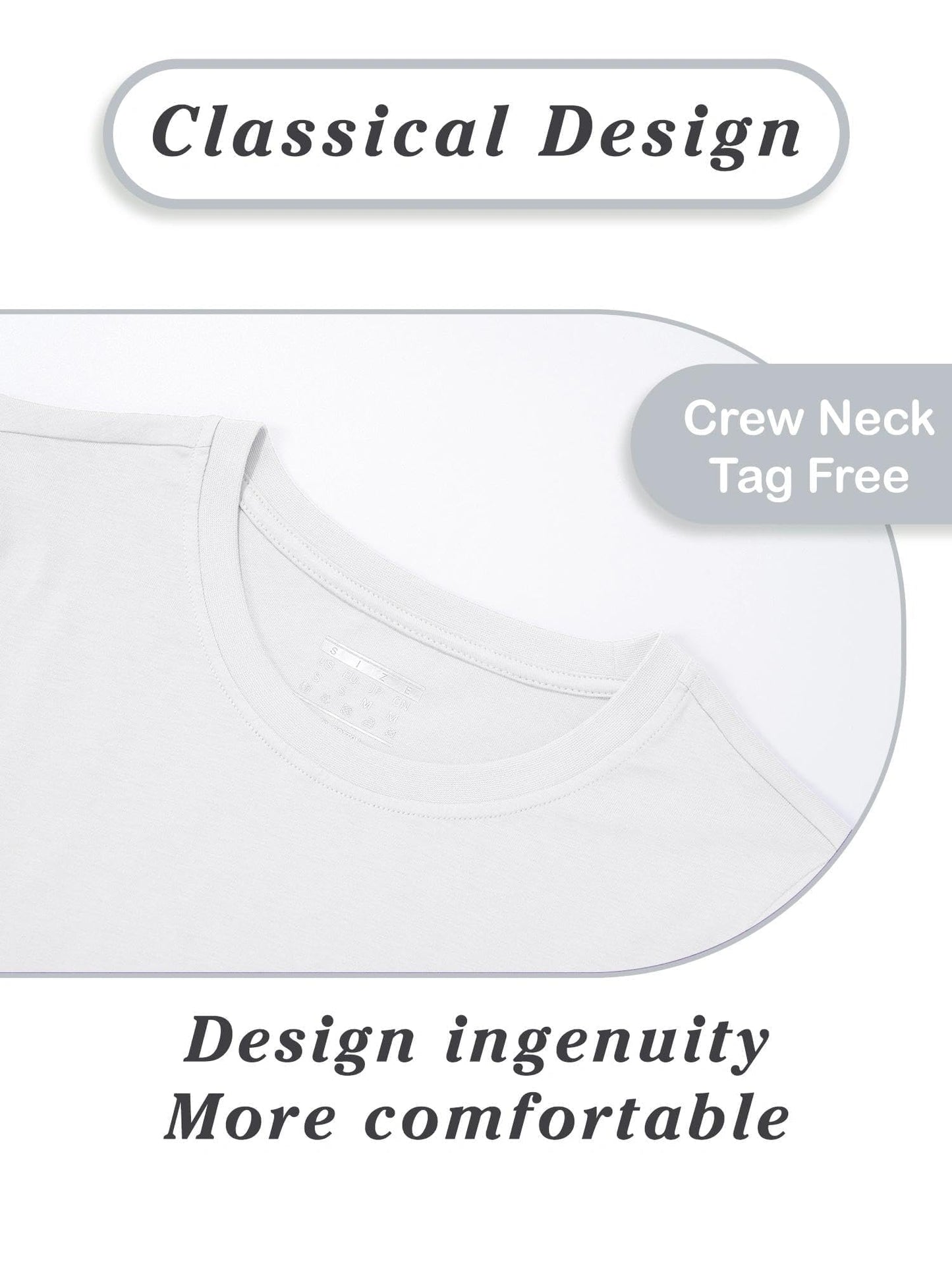 SMENG Women's Cotton Crewneck T-Shirts Short Sleeve Basic Solid Color Tee Classic-Fit Shirt Breathable Comfy Summer Top