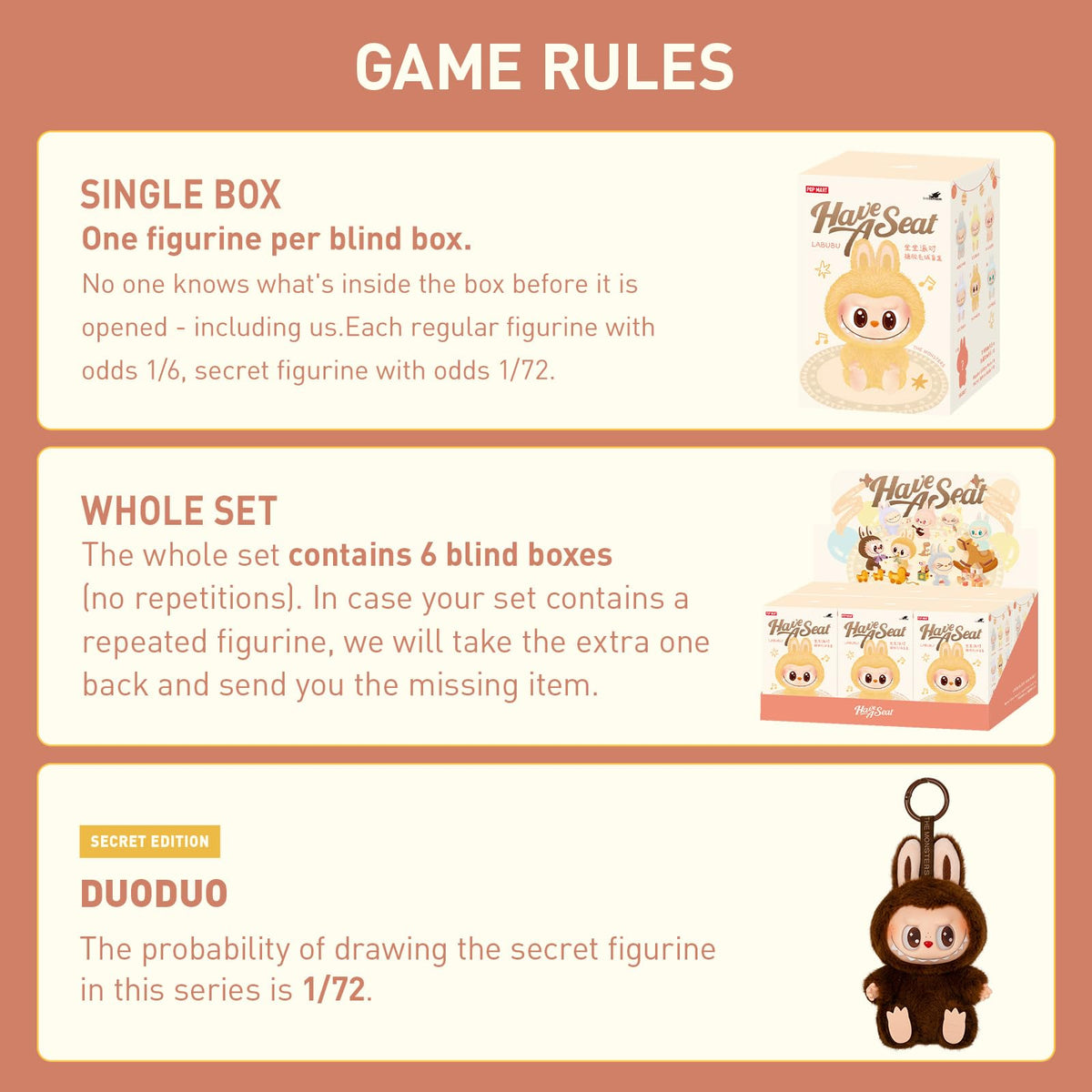 POP MART THE Monsters LABUBU Big into Energy Vinyl Plush Pendant Blind Box