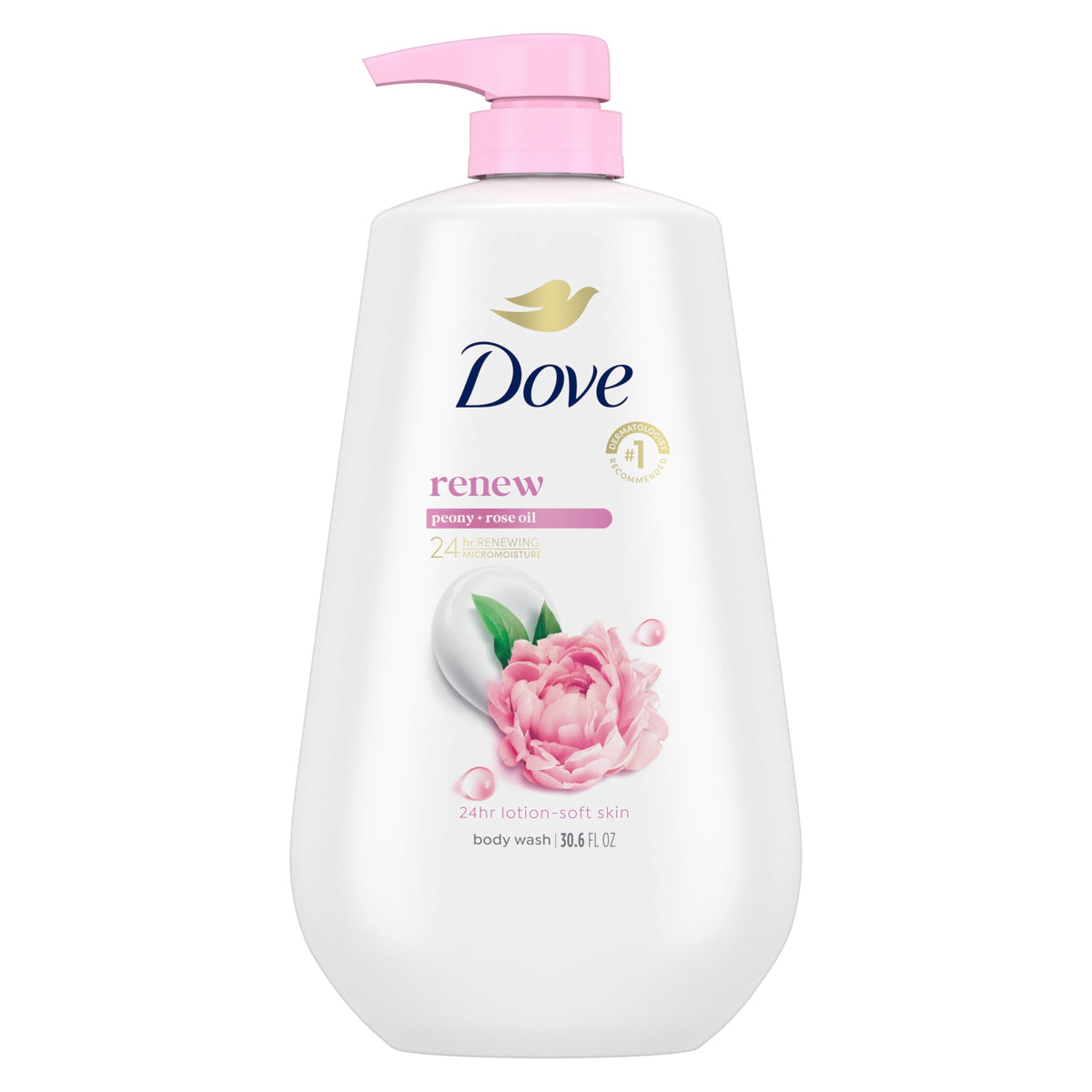 Dove Body Wash Cherry & Chia Milk 30.6 oz Pump, Sulfate Free