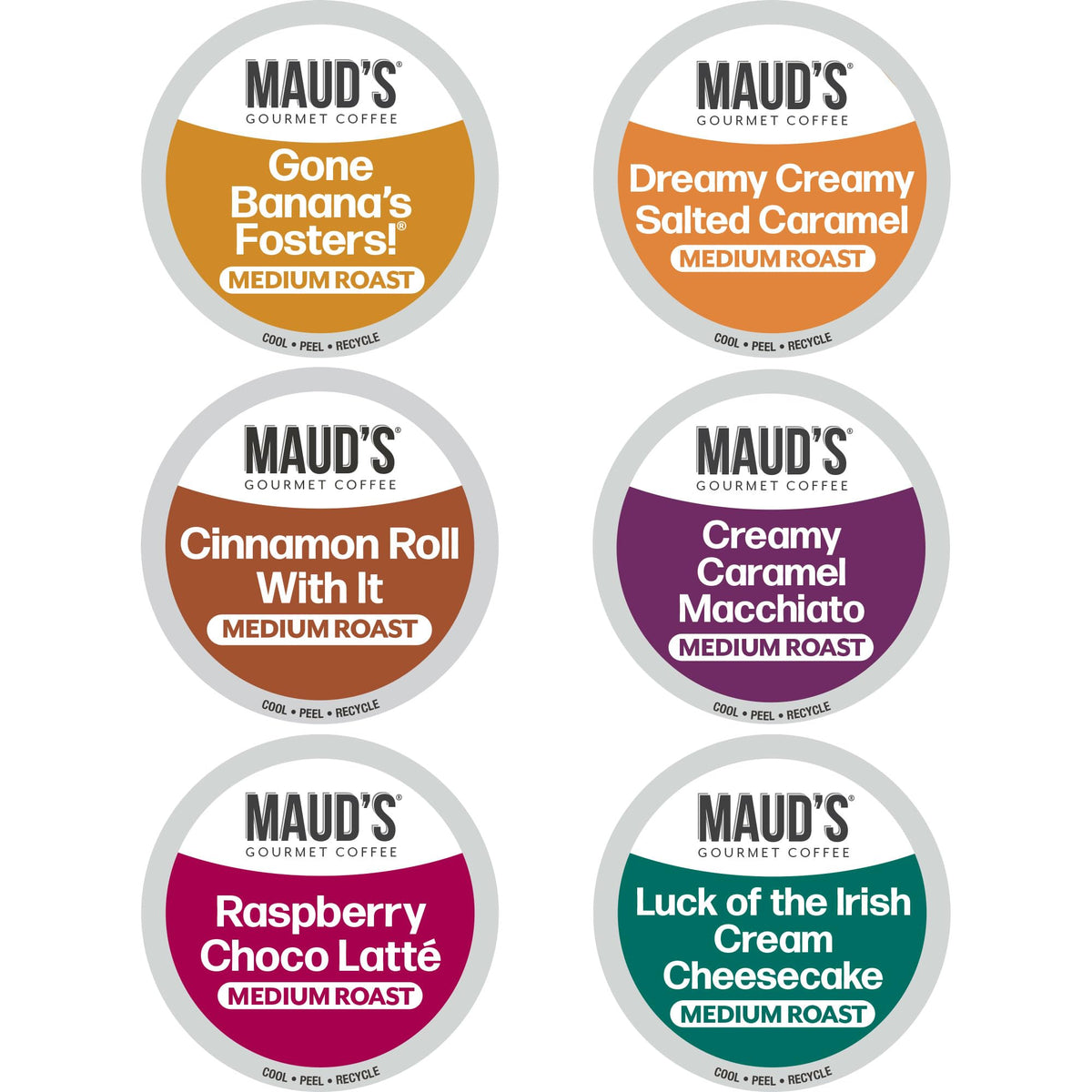 Maud's Cherry Flavored Medium Roast Coffee Pods, 18ct