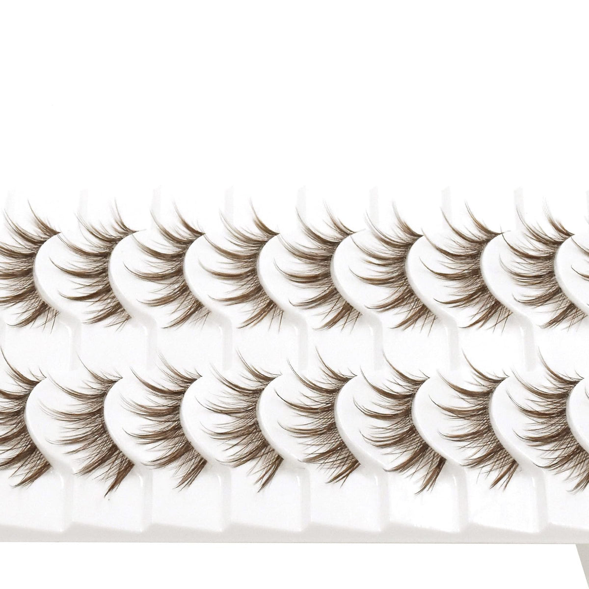 10 Pairs Manga Lashes Anime Cosplay Lashes Spiky Manga Style Lashes Janpanese 16mm Extension Natural Manhua Doll Eye Lashes Halloween/Party Makeup Look by AUGENLI (A3)