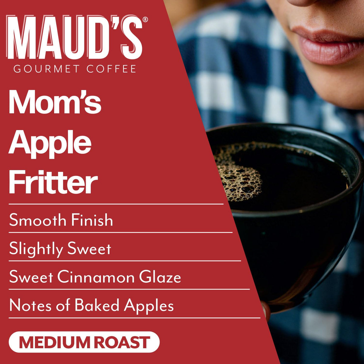 Maud's Cherry Flavored Medium Roast Coffee Pods, 18ct