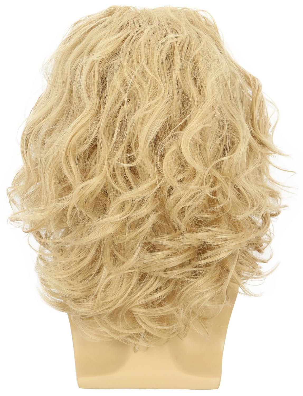 karlery California 70s 80s Rocker Wig Men Women Long Curly Dark Brown