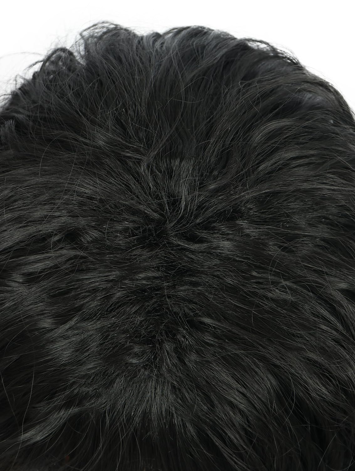 karlery California 70s 80s Rocker Wig Men Women Long Curly Dark Brown