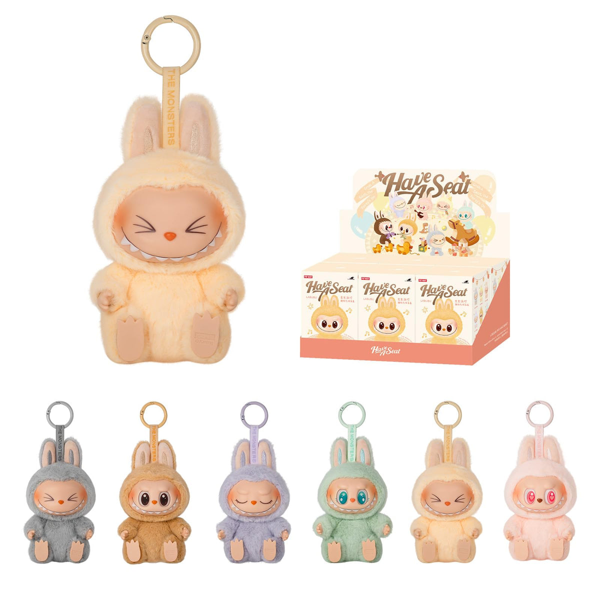 POP MART THE Monsters LABUBU Big into Energy Vinyl Plush Pendant Blind Box