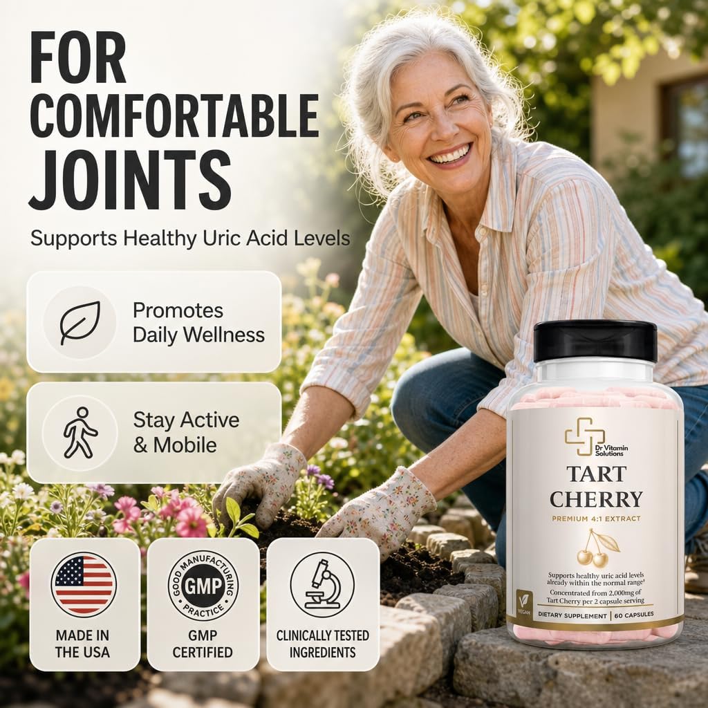 Tart Cherry Extract Supplement 2000 mg - Joint, Sleep Support