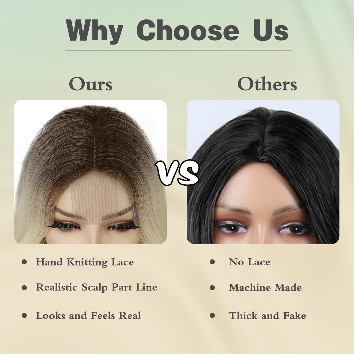 NAYOO 26 Inch Long Wavy Black Wig for Women, Middle Part Natural Looking Synthetic Wig, Heat Resistant Fiber Soft & Lightweight, Realistic Scalp Long Curly Wig for Daily Wear Party Cosplay