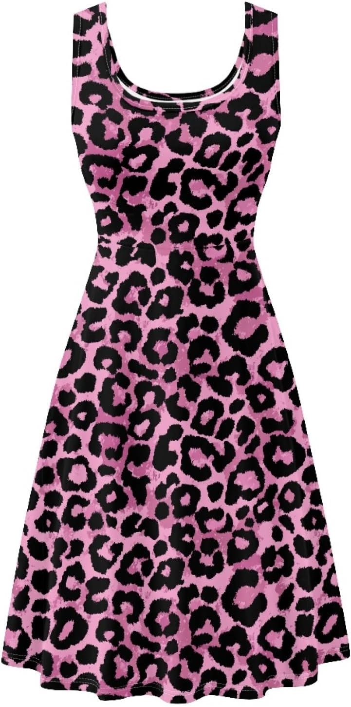 KiuLoam Women's Casual Sleeveless A-Line Dresses Tank Top Sundresses Dress with Pockets XS - 4XL