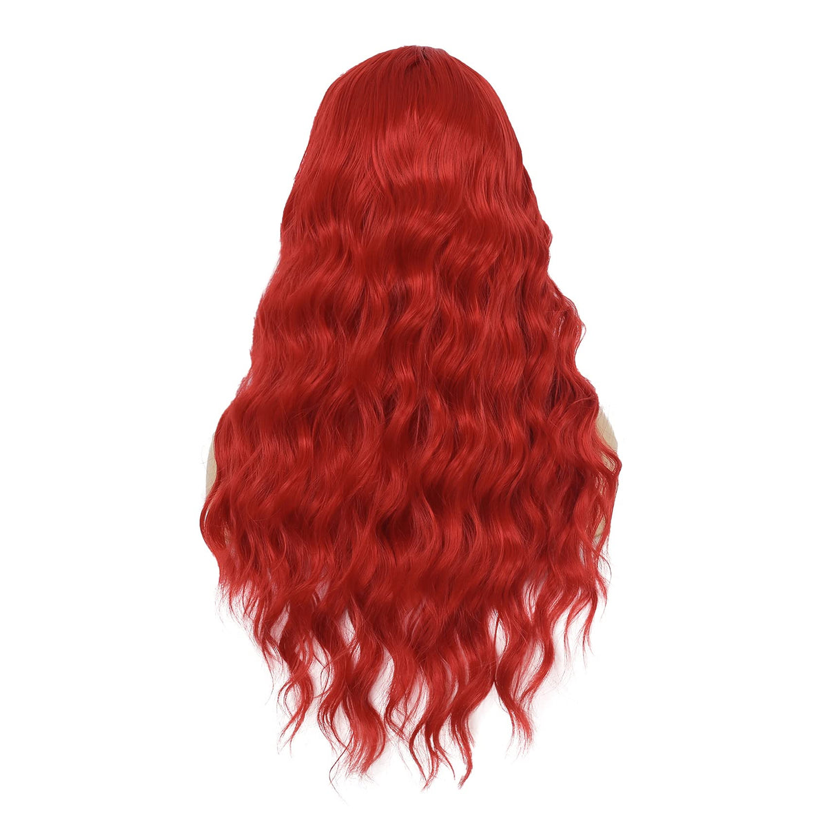 Long Curly Wavy Silver Grey to Purple Wig Side Part Natural Looking Synthetic Cosplay Wig for Women