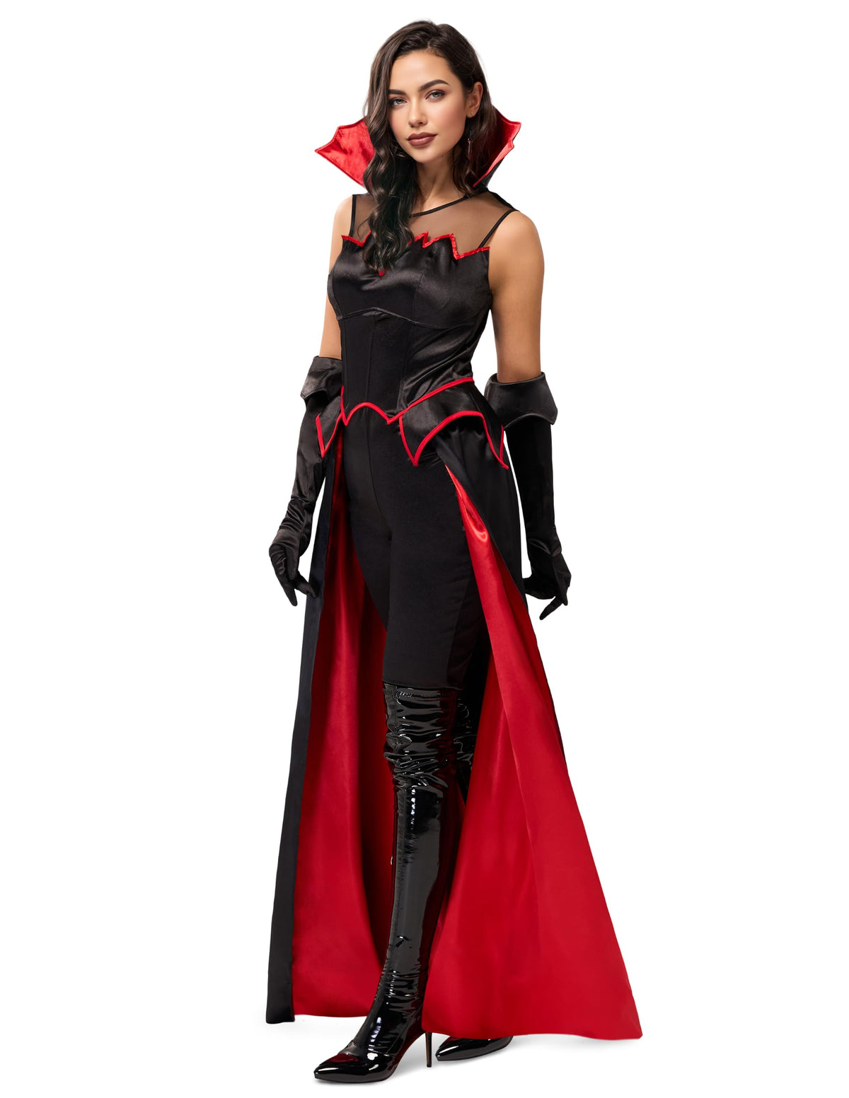 Spooktacular Creations Halloween Vampire Costume Women Dress Dracula, Adult Female Vampire Costume for Halloween 2026