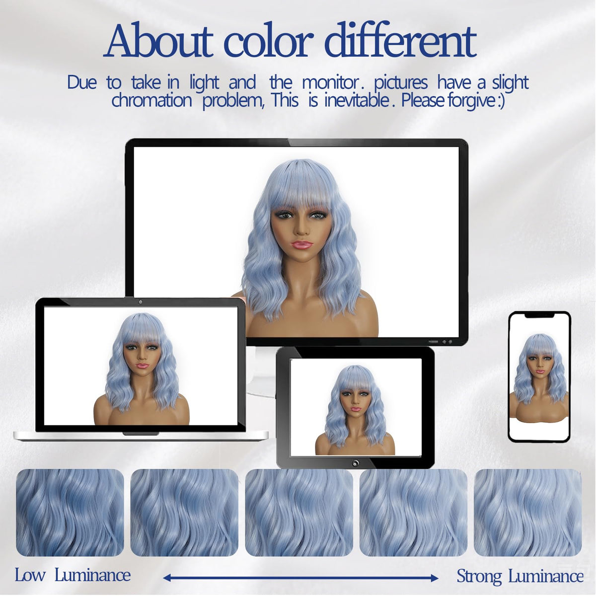 Dark Purple Wigs with Bangs for Women 14 Inch Short Wavy Bob Wigs Synthetic Bob Wig Curly Wig Heat Resistant Colorful Wavy Wig Cosplay Wigs For Daily Party Halloween