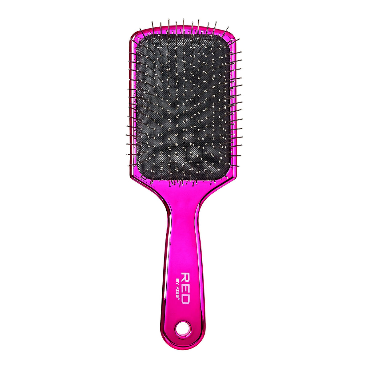 RED by Kiss Anti-Static & Anti-Frizz Wig Brush with Stainless Steel Knot-Free Bristles for Easy Detangling, Smooth Hair & Wigs Without Breakage or Snagging (Mini)